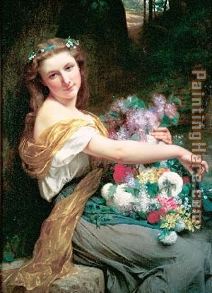 Dionysia I painting - Pierre-Auguste Cot Dionysia I art painting